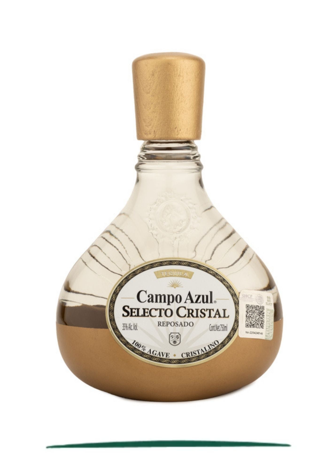 CAMPO AZUL SELECTO CRISTAL REPOSADO 750 ML