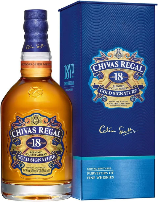 CHIVAS REGAL 18 AÑOS 750 ML