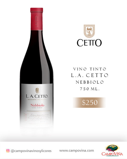 L.A. CETTO NEBBIOLO TINTO 750ML