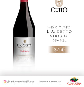 L.A. CETTO NEBBIOLO TINTO 750ML